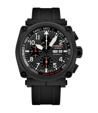 Formex - 1100.9.8199.910  Pilot Automatic Chronograph PVD / Carbon Fibre / Limited Edition / Rubber