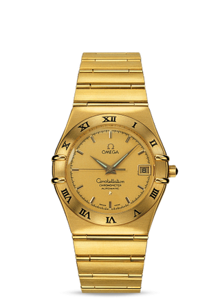 Omega - 1102.10.00  Constellation Automatic 35.5 '95 Yellow Gold / Champagne