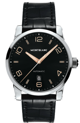 Montblanc - 110337  TimeWalker Date Automatic 42 Black / Red Gold Numerals