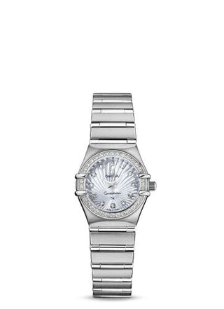 Omega - 111.15.23.60.55.001  Constellation Quartz 22.5 Stainless Steel / Diamond / MOP / 160 Years