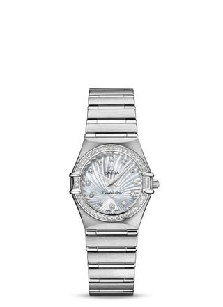 Omega - 111.15.26.60.55.001  Constellation Quartz 25.5 Stainless Steel / Diamond / MOP / 160 Years