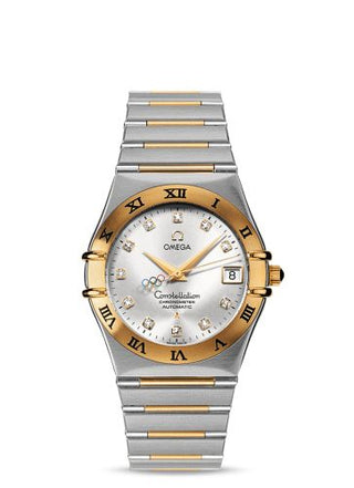 Omega - 111.20.36.10.52.001  Constellation Automatic 36 Stainless Steel / Yellow Gold / Beijing Olympics 2008