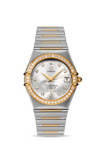 Omega Constellation Co-Axial 35.5 Yellow Gold / Silver / Olympic Beijing 2008 (111.25.36.10.52.001)