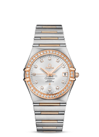 Omega Constellation Co-Axial 35.5 Stainless Steel / Yellow Gold / Champagne / 160 Years (111.25.36.20.52.001)