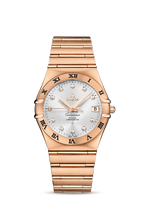 Omega Constellation Quartz 22.5 Yellow Gold / Diamond / Champagne Supernova / 160 Years (111.50.36.20.52.001)