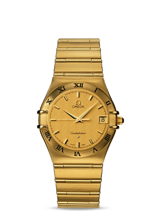 Omega - 1112.10.00  Constellation Quartz 33.5 '95 Yellow Gold / Champagne