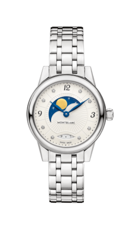 Montblanc - 111960  Bohème Moonphase Quartz 27 Stainless Steel / Silver / Bracelet