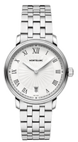 Montblanc TimeWalker Date Automatic 4810 42 Silver / Red Gold Numerals (112636)