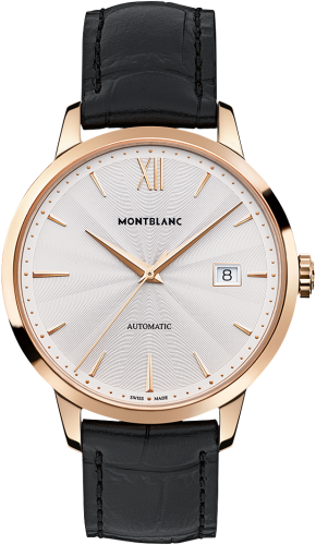 Montblanc - 113705  Heritage Spirit Date Automatic 39mm Red Gold Guilloche