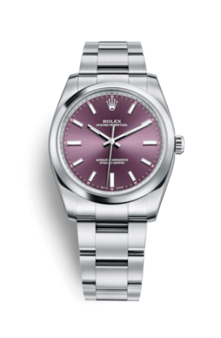 Rolex - 114200-0020  Oyster Perpetual 34 Red Grape