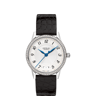 Montblanc - 114734  Bohème Date Automatic 34 Stainless Steel / Diamond / White