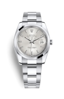 Rolex Oyster Perpetual Date 34 Stainless Steel Fluted / Oyster / White (115200-0006)