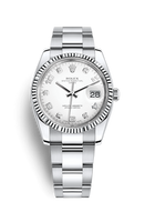 Rolex Oyster Perpetual Date 34 Stainless Steel Fluted / Oyster / Silver (115234-0010)