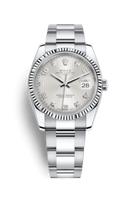 Rolex Oyster Perpetual Date 34 Stainless Steel Domed / Oyster / Silver (115234-0012)