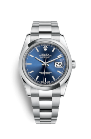 Rolex - 116200-0057  Datejust 36 Stainless Steel Domed / Oyster / Blue