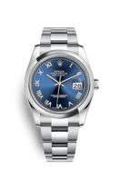 Rolex Datejust 36 Stainless Steel Fluted / Oyster / Blue (116200-0060)