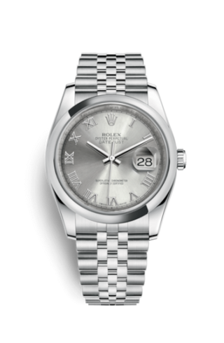 Rolex - 116200-0067  Datejust 36 Stainless Steel Domed / Jubilee / Rhodium Roman