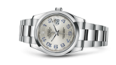 Rolex - 116200-0074  Datejust 36 Stainless Steel Domed / Oyster / Silver Arabic