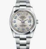 Rolex - 116200-0074  Datejust 36 Stainless Steel Domed / Oyster / Silver Arabic