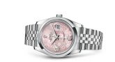 Rolex - 116200-0086  Datejust 36 Stainless Steel Domed / Jubilee / Pink Floral