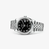 Rolex - 116200-0094  Datejust 36 Stainless Steel Domed / Jubilee / Black Roman