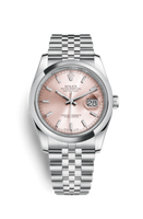 Rolex Datejust 36 Stainless Steel Domed / Jubilee / White (116200-0095)