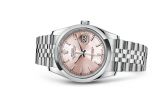 Rolex - 116200-0095  Datejust 36 Stainless Steel Domed / Jubilee / Pink