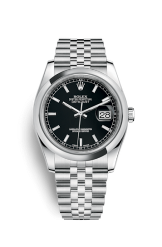 Rolex - 116200-0099  Datejust 36 Stainless Steel Domed / Jubilee / Black