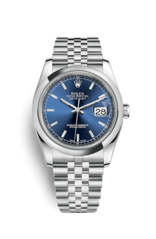 Rolex - 116200-0101  Datejust 36 Stainless Steel Domed / Jubilee / Blue