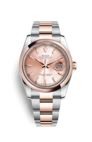 Rolex - 116201-0059  Datejust 36 Rolesor Everose Domed / Oyster / Pink