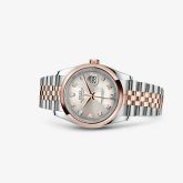 Rolex - 116201-0063  Datejust 36 Rolesor Everose Domed / Jubilee / Silver Diamond