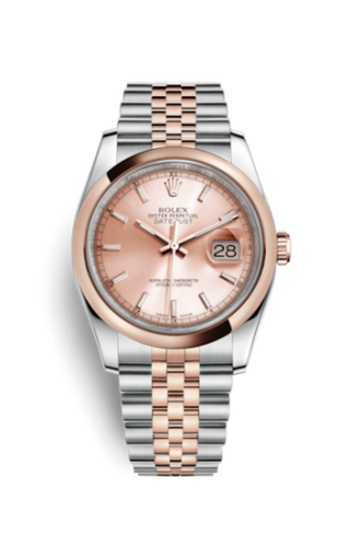 Rolex - 116201-0097  Datejust 36 Rolesor Everose Domed / Jubilee / Pink