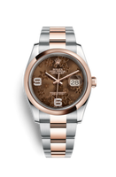 Rolex Datejust 36 Rolesor Everose Domed / Jubilee / Pink Roman (116201-0105)