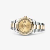 Rolex - 116203-0128  Datejust 36 Rolesor Yellow Domed / Oyster / Champagne Roman