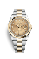 Rolex Datejust 36 Stainless Steel Fluted / Jubilee / Rhodium Wave (116203-0130)