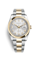 Rolex Datejust 36 Rolesor Yellow Domed / Oyster / Champagne Diamonds (116203-0132)