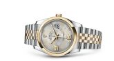 Rolex - 116203-0139  Datejust 36 Rolesor Yellow Domed / Jubilee / Silver Floral