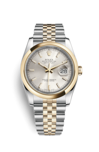 Rolex - 116203-0143  Datejust 36 Rolesor Yellow Domed / Jubilee / Silver