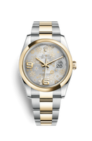 Rolex Datejust 36 Rolesor Yellow Domed / Oyster / Black Computer (116203-0146)