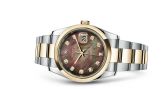 Rolex - 116203-0149  Datejust 36 Rolesor Yellow Domed / Oyster / Brown MOP