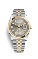 Rolex Datejust 36 Rolesor Yellow Domed / Jubilee / Black Computer Roman (116203-0169)