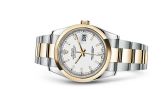 Rolex - 116203-0124  Datejust 36 Rolesor Yellow Domed / Oyster / White