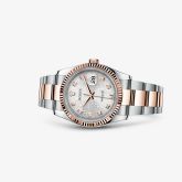 Rolex - 116231-0077  Datejust 36 Rolesor Everose Fluted / Oyster / Silver Computer