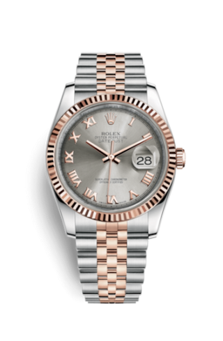 Rolex - 116231-0087  Datejust 36 Rolesor Everose Fluted / Jubilee / Pink Roman