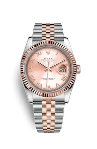 Rolex - 116231-0089  Datejust 36 Rolesor Everose Fluted / Jubilee / Pink Roman