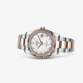 Rolex - 116231-0092  Datejust 36 Rolesor Everose Fluted / Oyster / White Roman