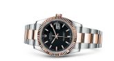 Rolex - 116231-0093  Datejust 36 Rolesor Everose Fluted / Oyster / Black