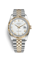 Rolex Datejust 36 Rolesor Yellow Diamond / Oyster / Silver Floral (116233-0149)