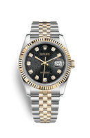 Rolex Datejust 36 Rolesor Yellow Fluted / Jubilee / Bronze Floral (116233-0208)