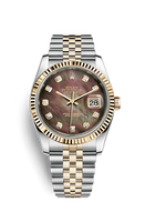 Rolex Datejust 36 Rolesor Yellow Fluted/ Oyster / Bronze Arabic (116233-0212)